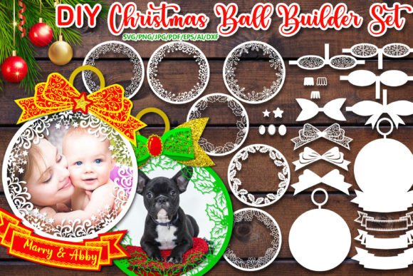 3D Christmas Ball Builder SVG Set: A Creative Tool for Festive DIY Projects