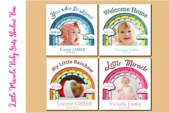 3D Rainbow Baby Stats Shadowbox Svg – Creative Uses and Real-World Applications