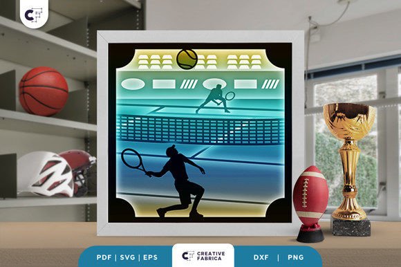 Tennis 3D Shadow Box Paper Cut – A Strategic Creative Tool for Purposeful Design